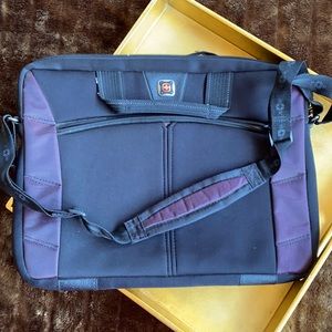 Swiss Gear Black Neoprene Padded Computer Tote